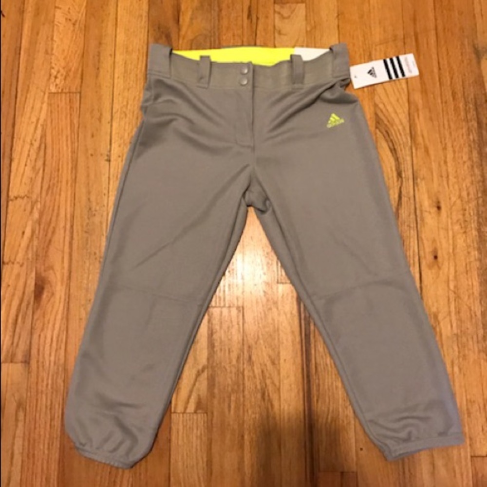 Girls adidas softball pants NWT